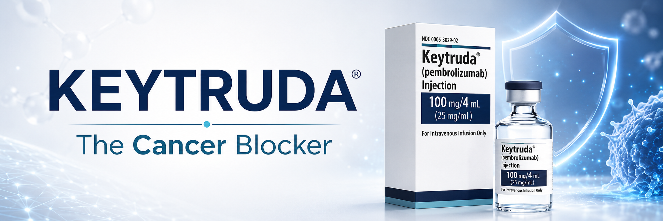 KEYTRUDA The Cancer Blocker banner